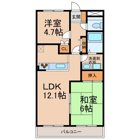 シャトーメゾンの物件間取画像